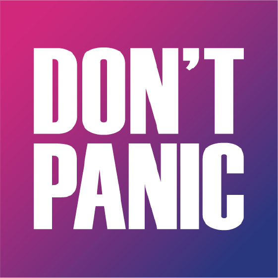 Don't Panic logo